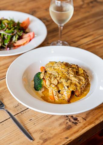 PAN FRIED VEAL MUSHROOMS