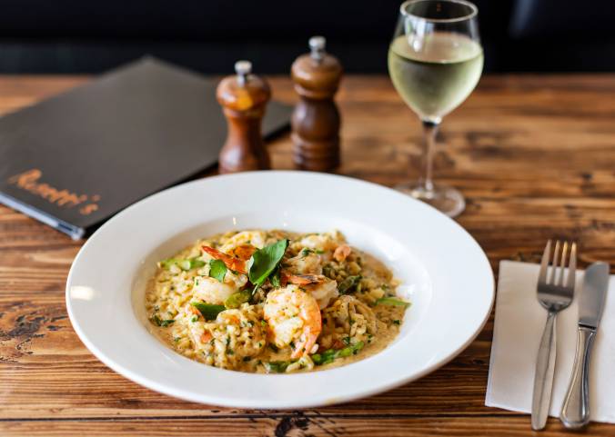 PRAWNS ASPARAGUS RISOTTO